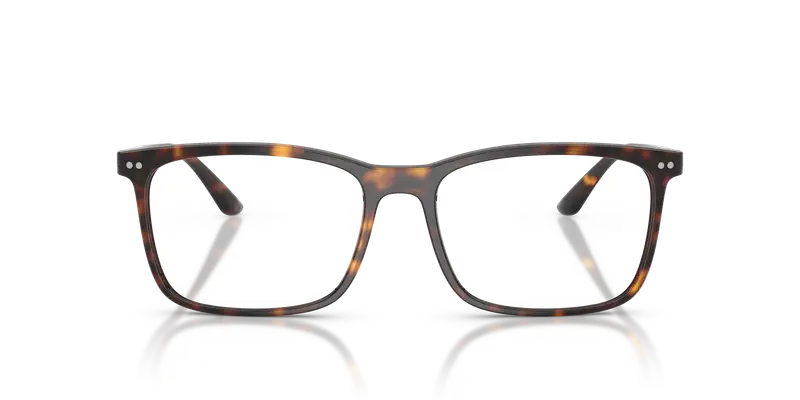 Giorgio Armani Uomo AR7122 6273 Montature da vista Nylon Tartaruga Trasparente Squadrata Normale miniatura 2