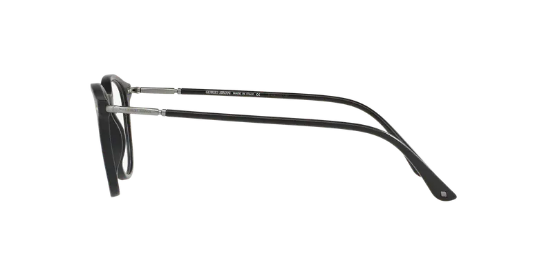 Giorgio Armani Uomo AR7125 5042 Montature da vista Acetato Nero Trasparente Pantos Normale miniatura 2