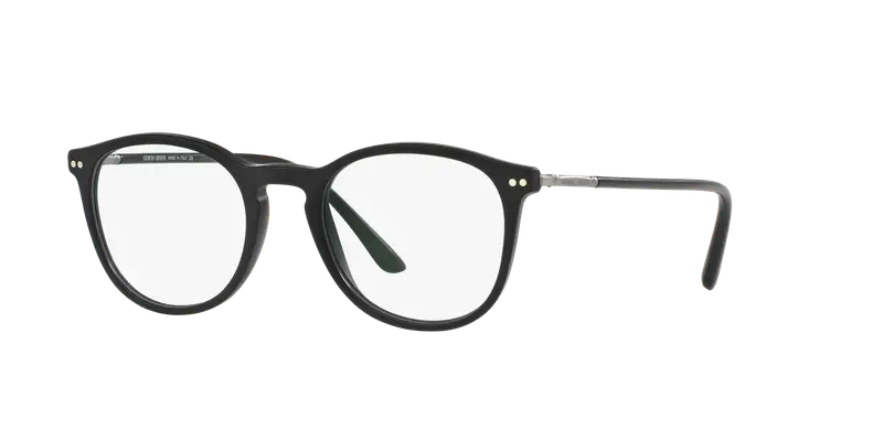 Giorgio Armani Uomo AR7125  5042 Montature da vista Acetato Nero Trasparente Pantos Normale