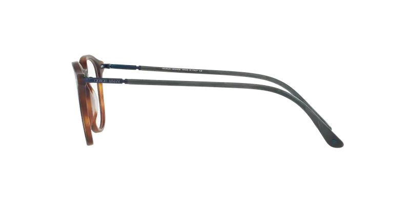 Giorgio Armani Uomo AR7125 5570 MATTE GREY HORN Montature da vista Acetato Grigio Trasparente Pantos Normale miniatura 2