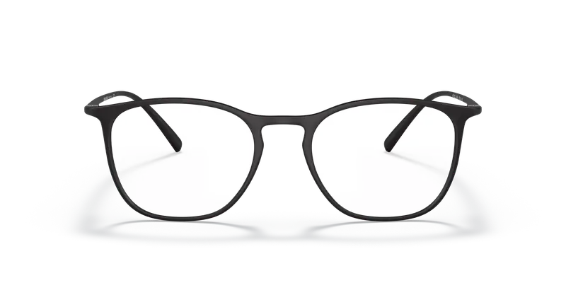 Giorgio Armani Uomo AR7202 5042 Montature da vista Nylon Nero Trasparente Squadrata Normale miniatura 2