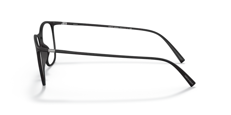 Giorgio Armani Uomo AR7202 5042 Montature da vista Nylon Nero Trasparente Squadrata Normale miniatura 3