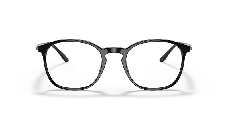 Giorgio Armani Uomo AR7213 5001 Montature da vista Acetato Nero Rotonda miniatura 2