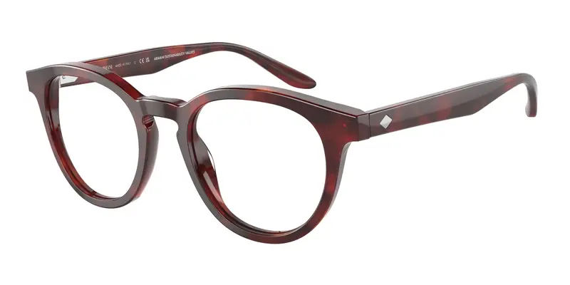 Giorgio Armani Uomo AR7227  5962 Montature da vista Acetato Tartaruga Trasparente Pantos Normale