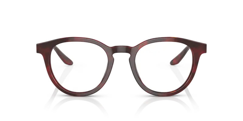 Giorgio Armani Uomo AR7227 5962 Montature da vista Acetato Tartaruga Trasparente Pantos Normale miniatura 2