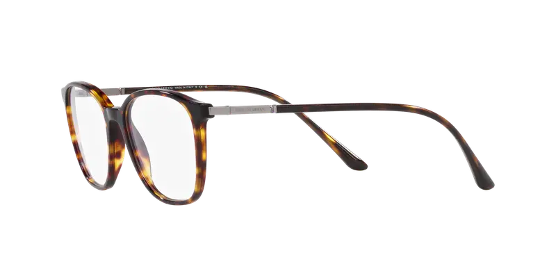 Giorgio Armani Uomo AR7236 5026 Montature da vista Acetato Tartaruga Trasparente Squadrata Normale miniatura 3