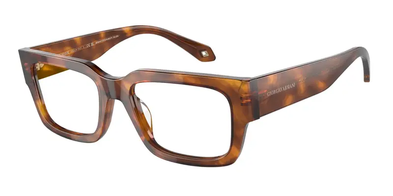 Giorgio Armani Uomo AR7243U  5988 Montature da vista Acetato Tartaruga Trasparente Squadrata Normale