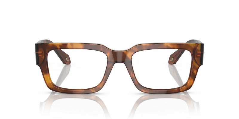 Giorgio Armani Uomo AR7243U 5988 Montature da vista Acetato Tartaruga Trasparente Squadrata Normale miniatura 2