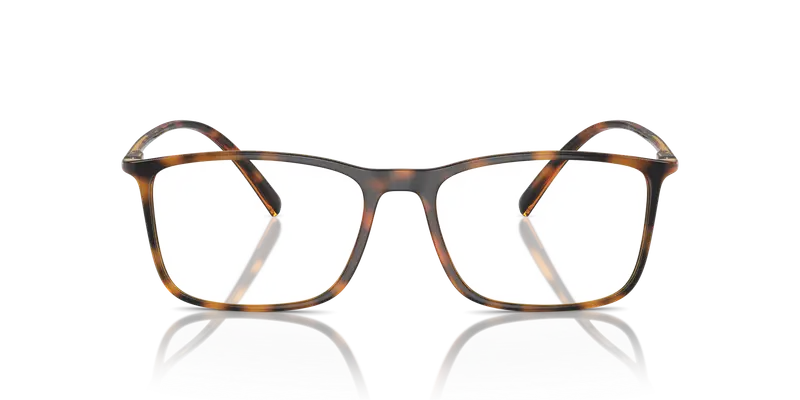 Giorgio Armani Uomo AR7244U 5026 Montature da vista Iniettato Tartaruga Trasparente Squadrata Normale miniatura 2