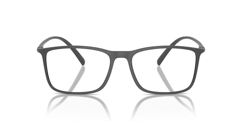 Giorgio Armani Uomo AR7244U 5060 Montature da vista Iniettato Grigio Trasparente Squadrata Normale miniatura 2