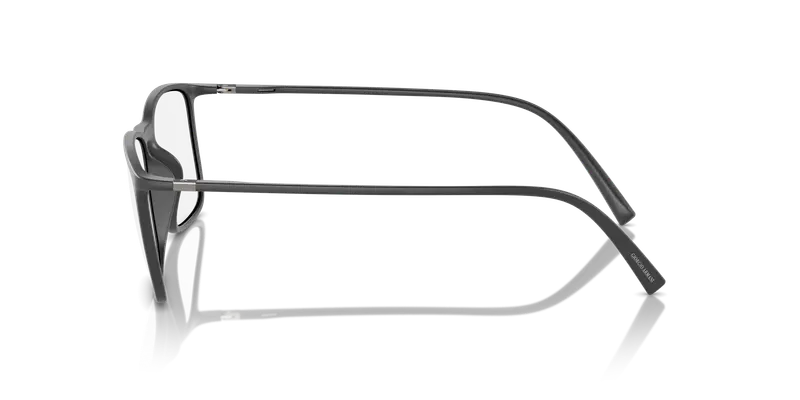 Giorgio Armani Uomo AR7244U 5060 Montature da vista Iniettato Grigio Trasparente Squadrata Normale miniatura 3