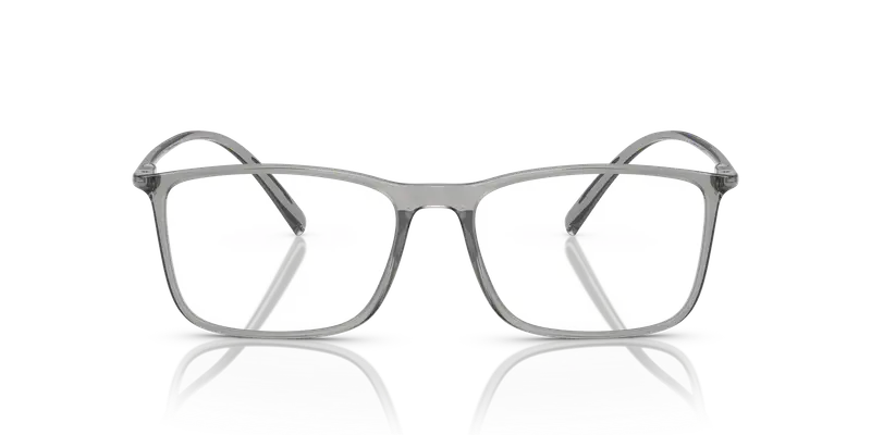 Giorgio Armani Uomo AR7244U 5948 Montature da vista Iniettato Grigio Trasparente Squadrata Normale miniatura 2