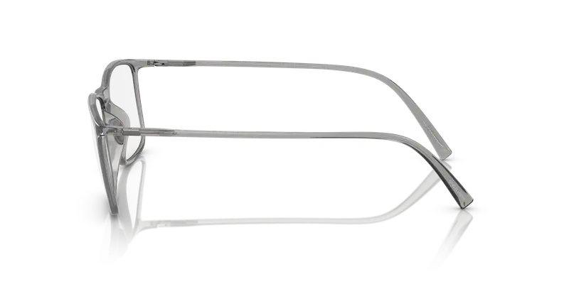 Giorgio Armani Uomo AR7244U 5948 Montature da vista Iniettato Grigio Trasparente Squadrata Normale miniatura 3