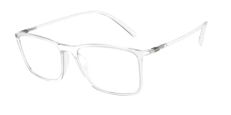 Giorgio Armani Uomo AR7244U 6126 Montature da vista Iniettato Trasparente Trasparente Squadrata Normale