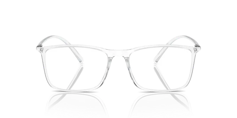 Giorgio Armani Uomo AR7244U 6126 Montature da vista Iniettato Trasparente Trasparente Squadrata Normale miniatura 2