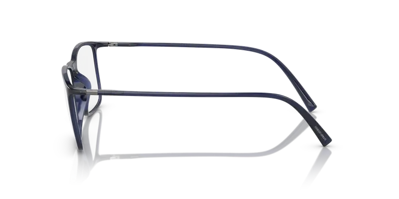 Giorgio Armani Uomo AR7244U L6003 Montature da vista Iniettato Blu Trasparente Squadrata Normale miniatura 3