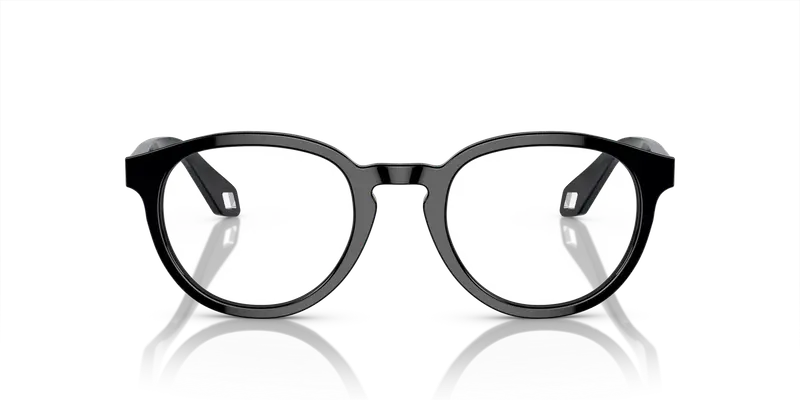 Giorgio Armani Uomo AR7248 5875 Montature da vista Acetato Nero Trasparente Pantos Normale miniatura 2