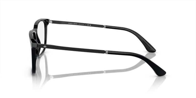 Giorgio Armani Uomo AR7249 5001 Montature da vista Acetato Nero Trasparente Squadrata Normale miniatura 3