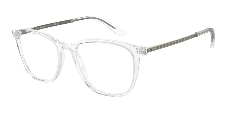 Giorgio Armani Uomo AR7250 5893 Montature da vista Acetato Trasparente Trasparente Squadrata Normale