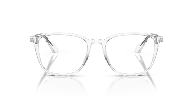 Giorgio Armani Uomo AR7250 5893 Montature da vista Acetato Trasparente Trasparente Squadrata Normale miniatura 2