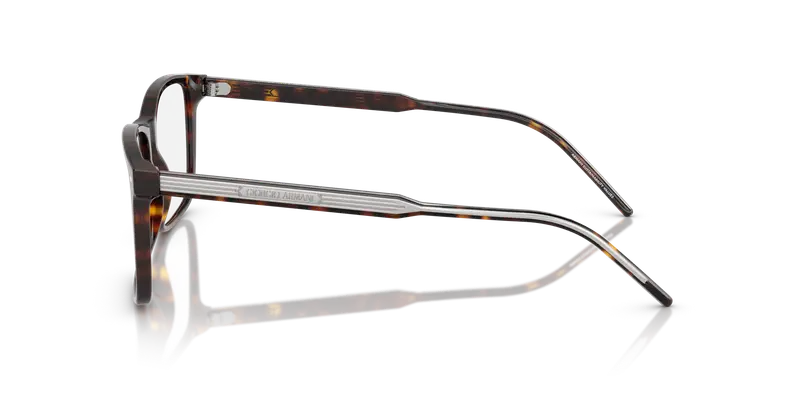 Giorgio Armani Uomo AR7258 5879 Montature da vista Acetato Tartaruga Trasparente Squadrata Normale miniatura 3