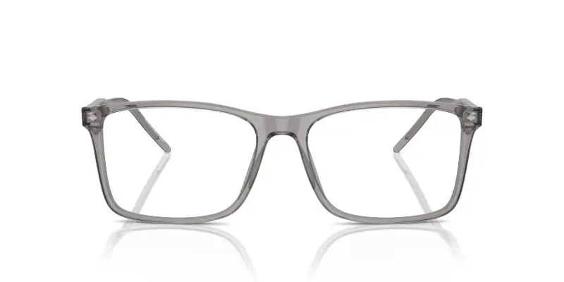 Uomo AR7258 6070 Montature da vista Acetato Grigio Trasparente Squadrata Normale miniatura 3