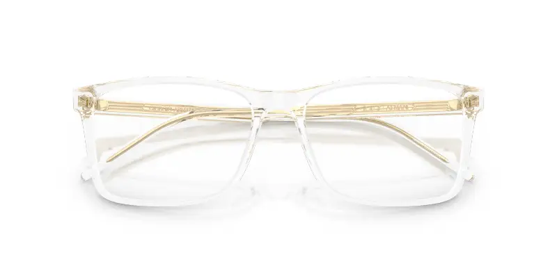 Uomo AR7258 6075 Montature da vista Acetato Trasparente Trasparente Squadrata Normale miniatura 2