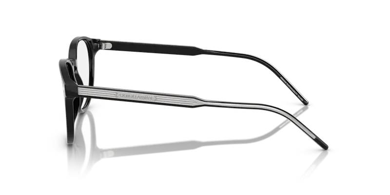 Giorgio Armani Uomo AR7259 5875 Montature da vista Acetato Nero Trasparente Pantos Normale miniatura 3