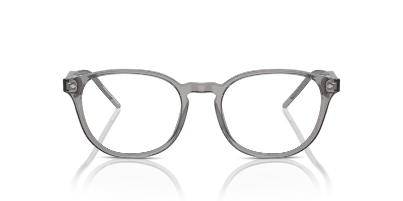 Giorgio Armani Uomo AR7259 6070 Montature da vista Acetato Grigio Trasparente Pantos Normale miniatura 2