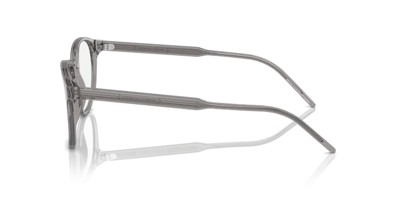 Giorgio Armani Uomo AR7259 6070 Montature da vista Acetato Grigio Trasparente Pantos Normale miniatura 3