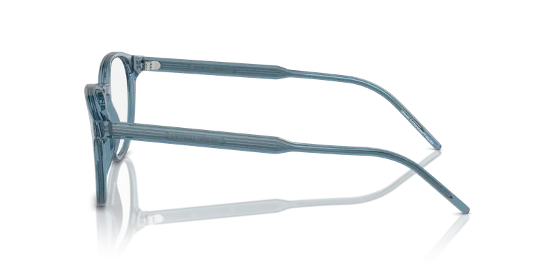 Giorgio Armani Uomo AR7259 6071 Montature da vista Acetato Blu Trasparente Pantos Normale miniatura 3