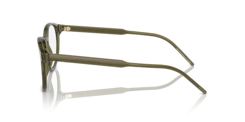 Giorgio Armani Uomo AR7259 6074 Montature da vista Acetato Verde Trasparente Pantos Normale miniatura 3