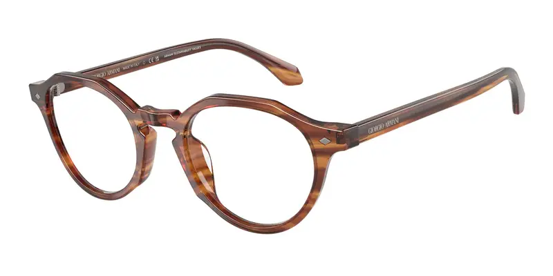 Giorgio Armani Uomo AR7264U  6162 Montature da vista Acetato Tartaruga Trasparente Pantos Normale