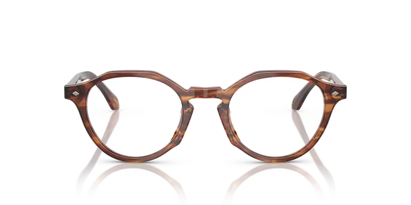 Giorgio Armani Uomo AR7264U 6162 Montature da vista Acetato Tartaruga Trasparente Pantos Normale miniatura 2