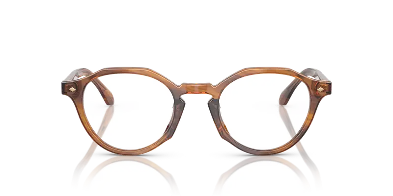 Giorgio Armani Uomo AR7264U 6163 Montature da vista Acetato Tartaruga Trasparente Pantos Normale miniatura 2