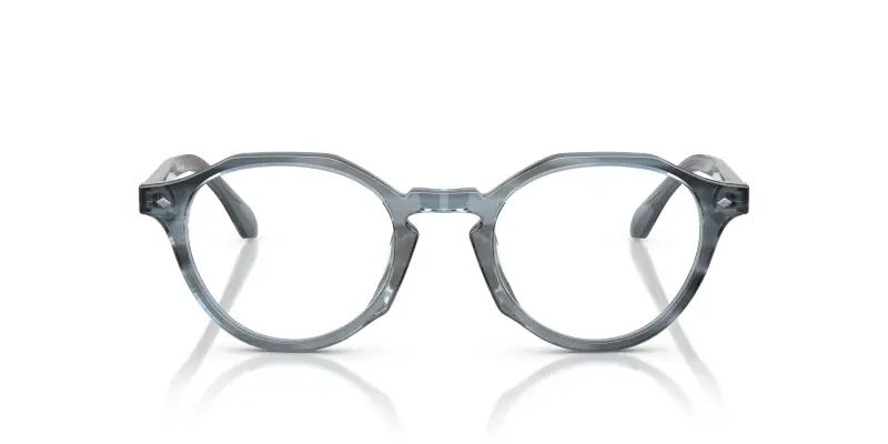 Uomo AR7264U 6343 Montature da vista Acetato Blu Trasparente Pantos Normale miniatura 3