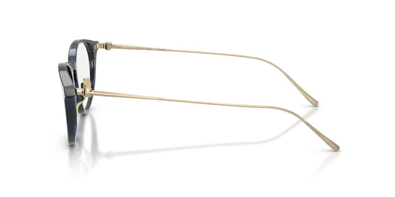 Giorgio Armani Uomo AR7270T 6209 Montature da vista Acetato Blu Trasparente Pantos Normale miniatura 3