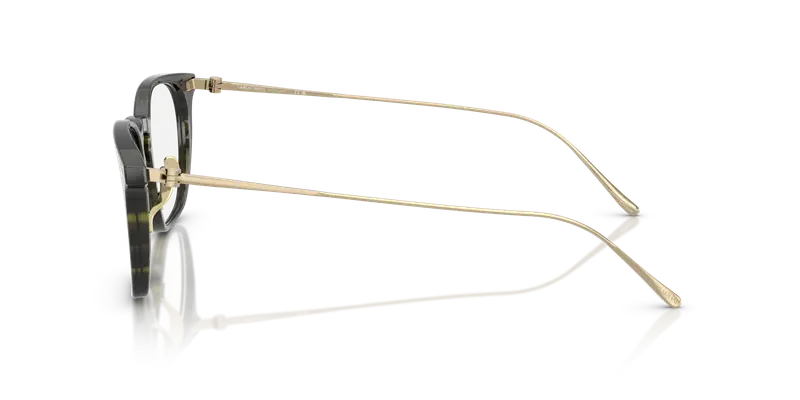 Giorgio Armani Uomo AR7271T 6208 Montature da vista Acetato Verde Trasparente Pillow Normale miniatura 3