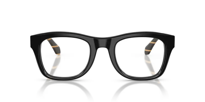 Giorgio Armani Uomo AR7273 5875 Montature da vista Acetato Nero Trasparente Pillow Normale miniatura 2