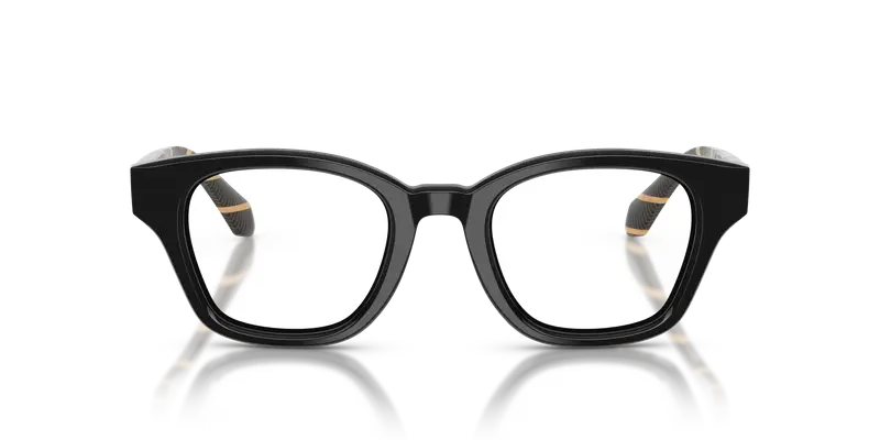 Giorgio Armani Uomo AR7274 5875 Montature da vista Acetato Nero Trasparente Pillow Normale miniatura 2