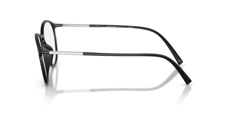 Giorgio Armani Uomo AR7275U 5042 Montature da vista Iniettato Nero Trasparente Pantos Normale miniatura 3