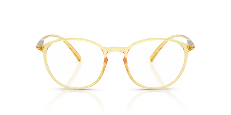 Giorgio Armani Uomo AR7275U 6238 Montature da vista Iniettato Giallo Trasparente Pantos Normale miniatura 2