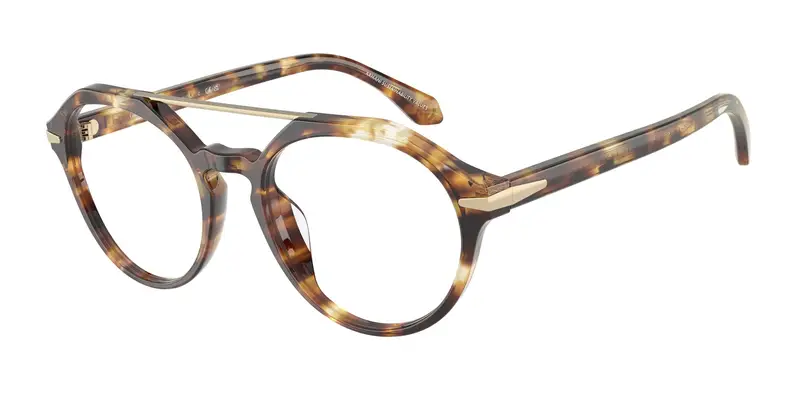 Giorgio Armani Uomo AR7278U  6232 Montature da vista Acetato Tartaruga Trasparente Rotonda Normale