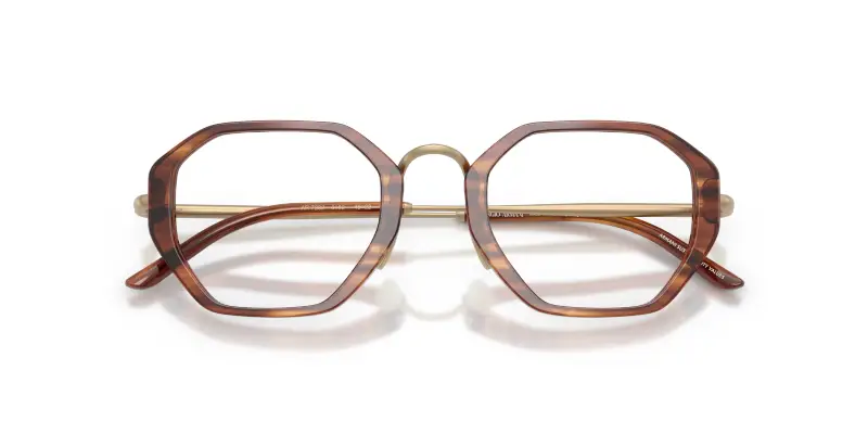 Uomo AR7282 6162 Montature da vista Acetato Tartaruga Trasparente Geometrica Normale miniatura 2