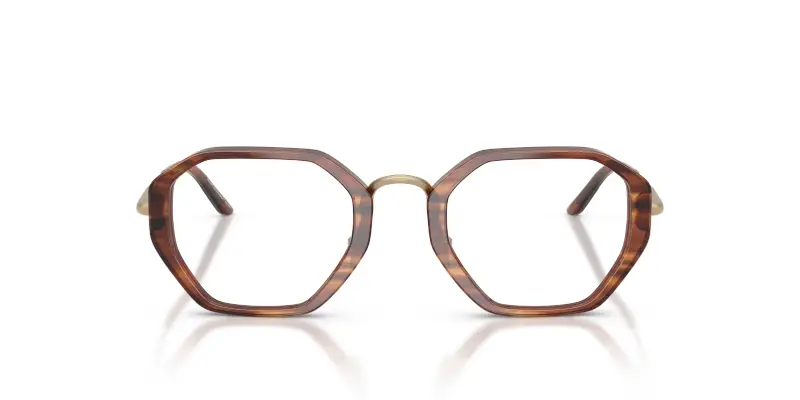 Uomo AR7282 6162 Montature da vista Acetato Tartaruga Trasparente Geometrica Normale miniatura 3