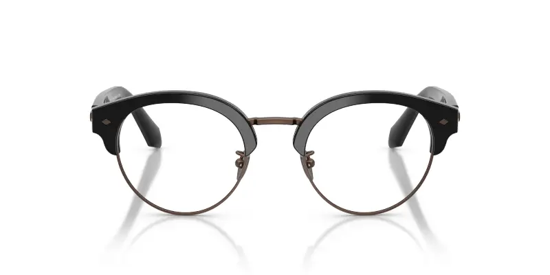 Uomo AR7283 5875 Montature da vista Acetato Nero Trasparente Pantos Normale miniatura 3