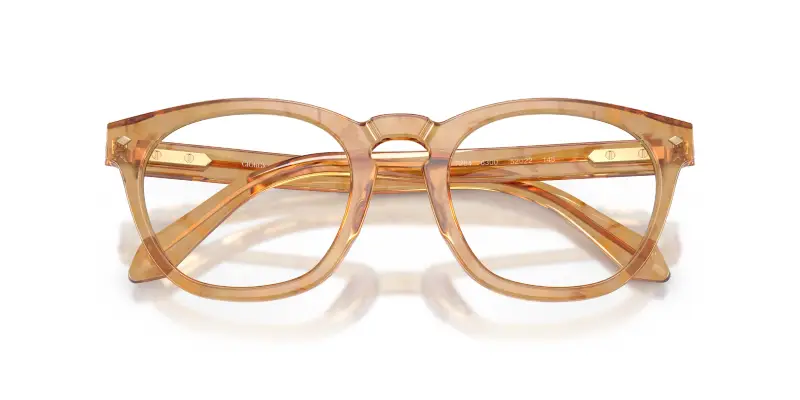 Uomo AR7284 6300 Montature da vista Acetato Tartaruga Trasparente Rotonda Normale miniatura 2