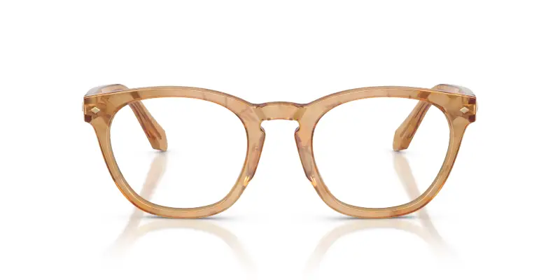 Uomo AR7284 6300 Montature da vista Acetato Tartaruga Trasparente Rotonda Normale miniatura 3