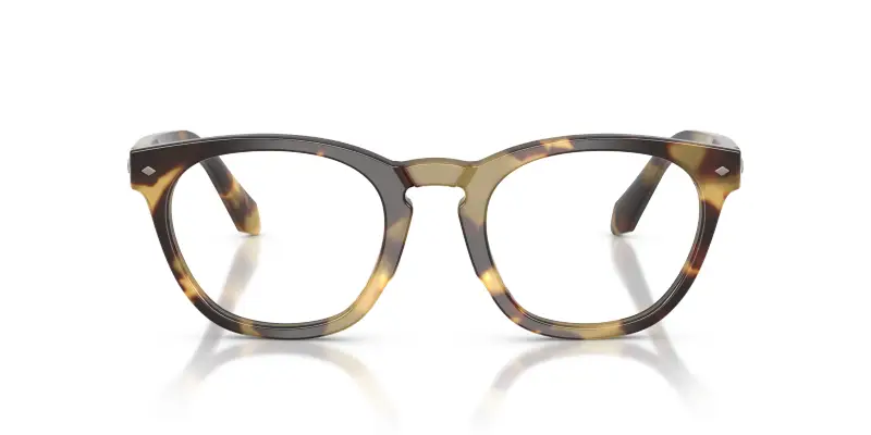 Uomo AR7284 6301 Montature da vista Acetato Tartaruga Trasparente Rotonda Normale miniatura 3