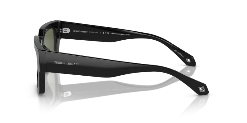 Giorgio Armani Occhiali da sole Uomo Nero 858301 miniatura 3